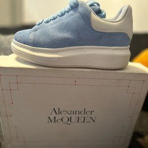 Little girls Alexander McQueen sneakers only worn. Once .